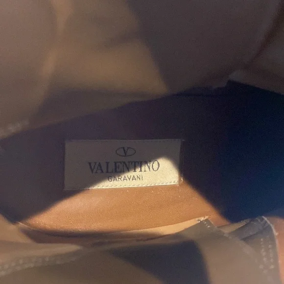 Valentino tan suede Rockstud booties sz. 41.5 - Picture 10 of 14